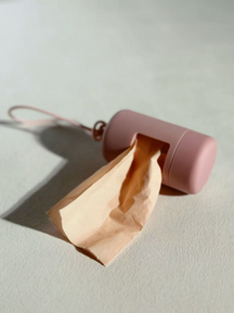 Hard-Shell Poop Bag Holder - Pink