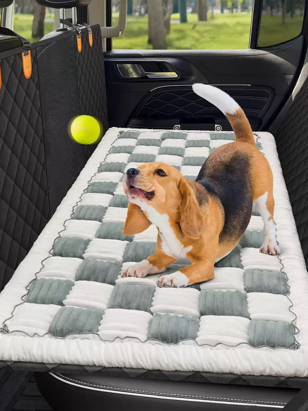 Back Seat Pet Travel Mat - Grey
