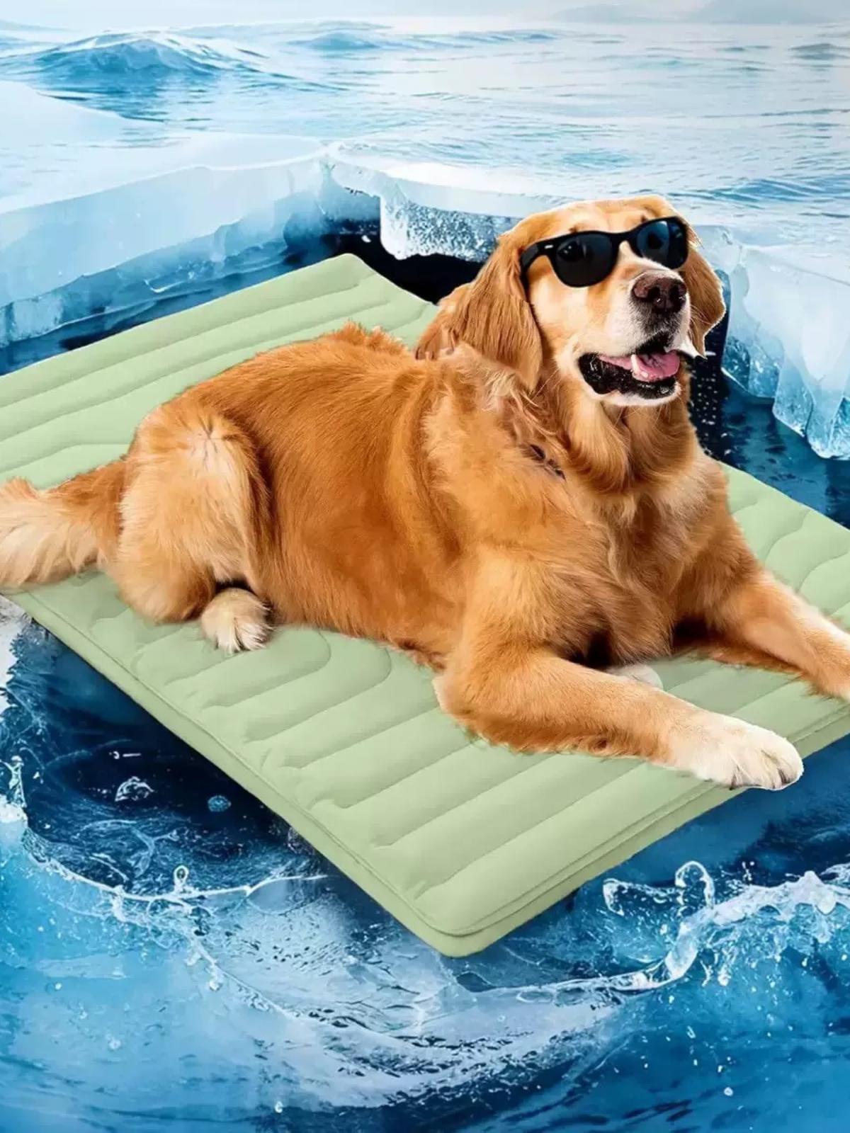Dog Cooling Mat - Green