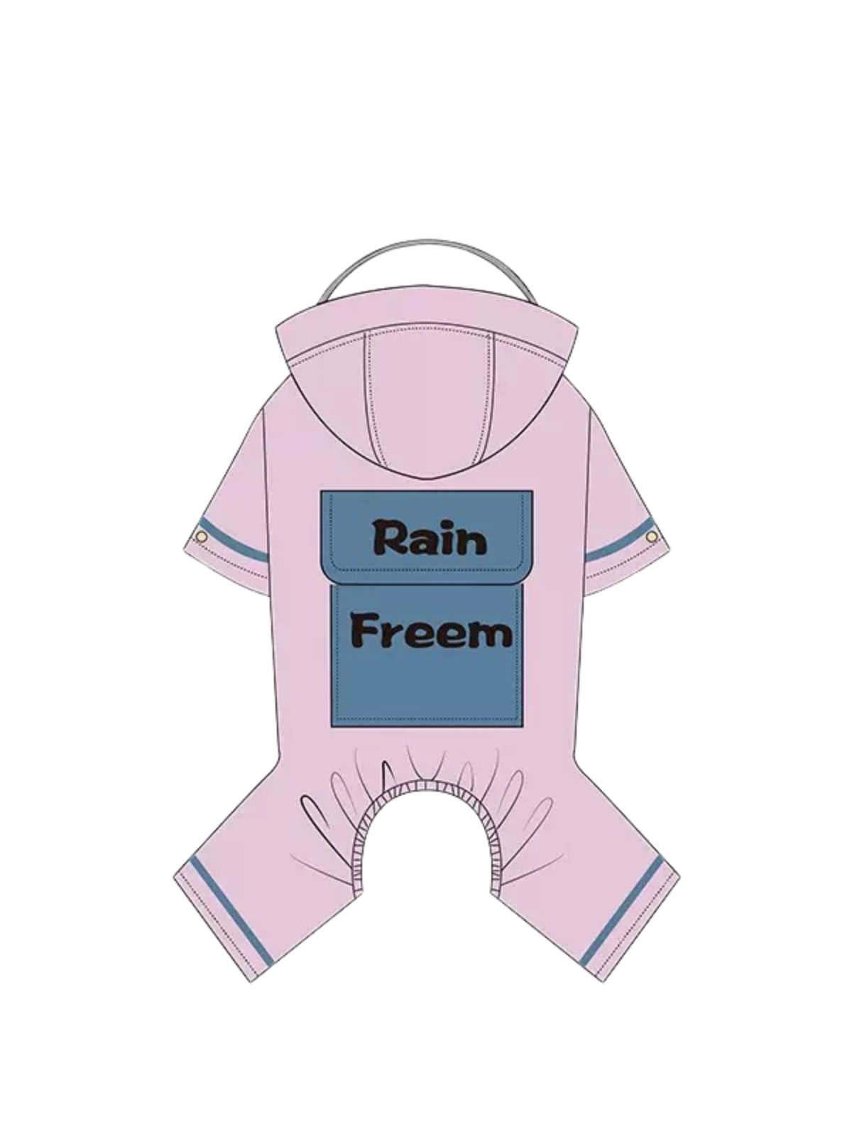 Full-Coverage Raincoat - Pink