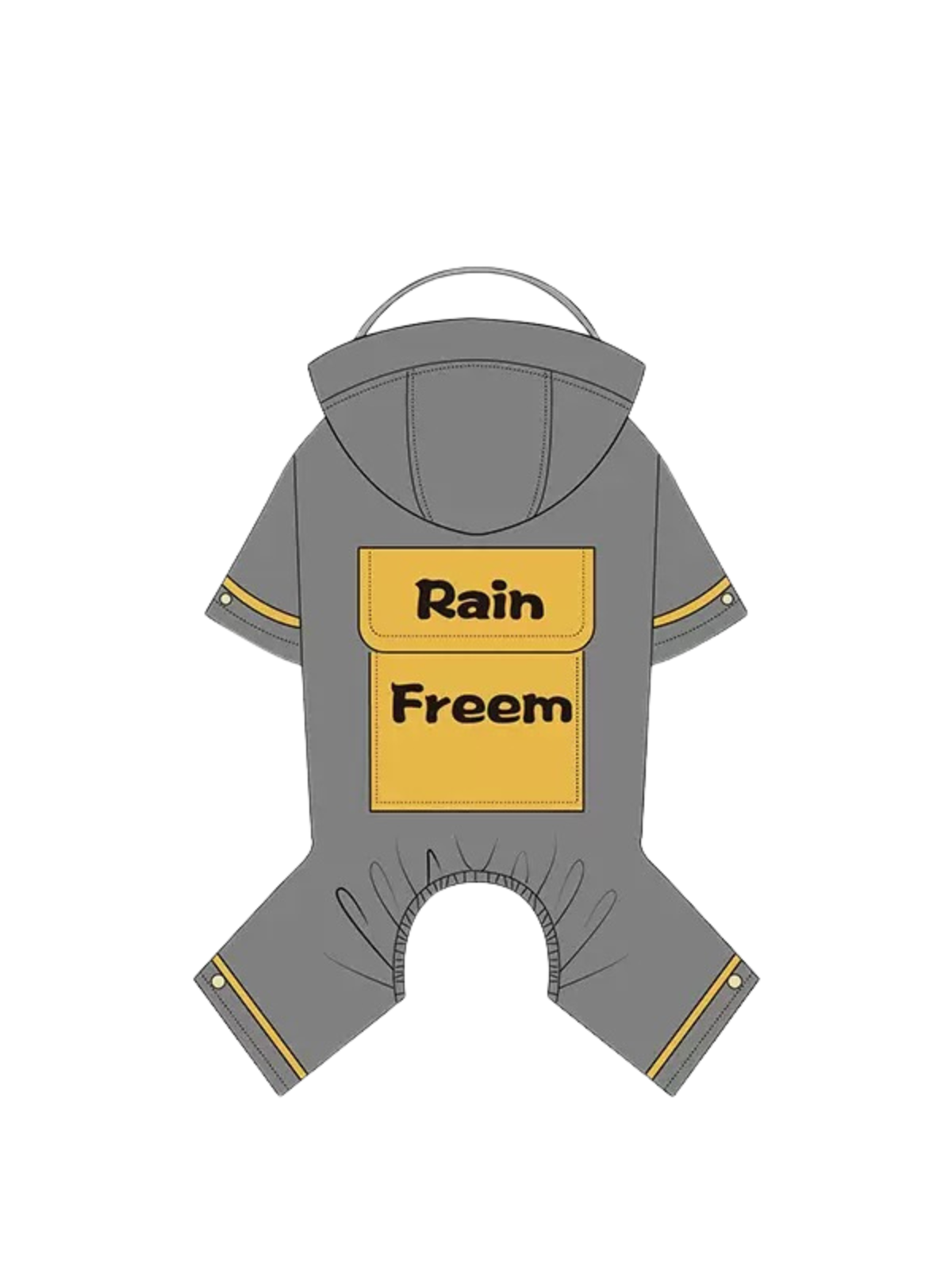 Full-Coverage Raincoat - Grey