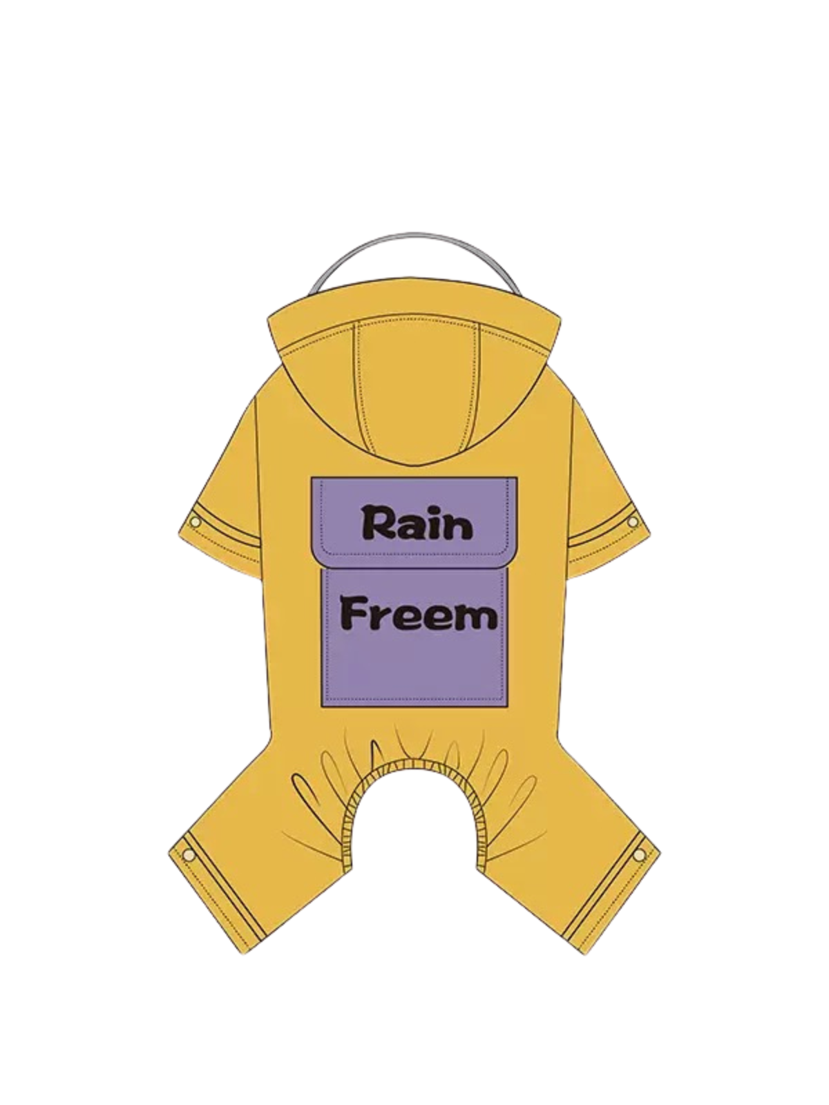 Full-Coverage Raincoat - Yellow