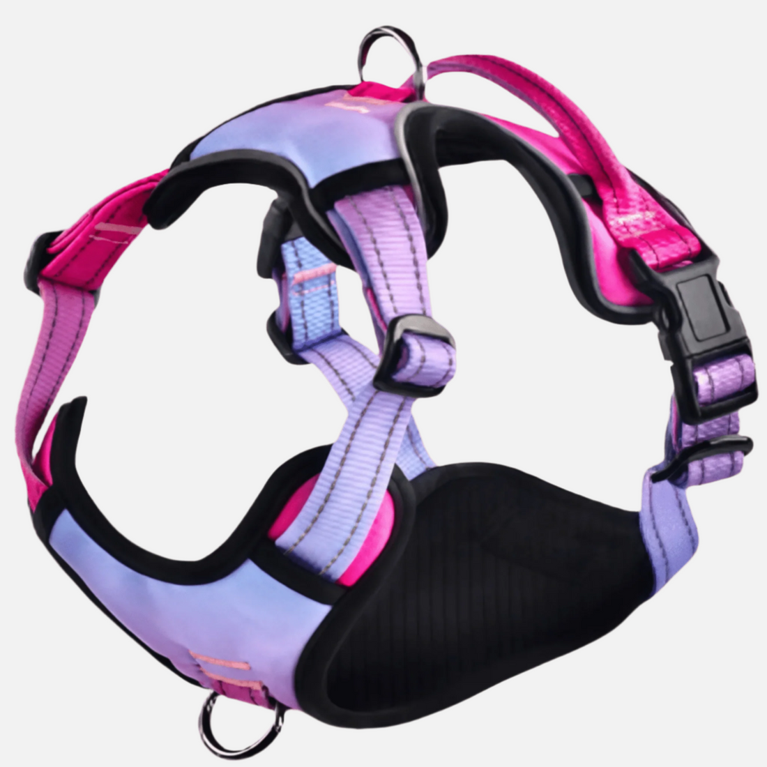 Anti - Pull Dog Harness – Pink Fade - Paw.Q